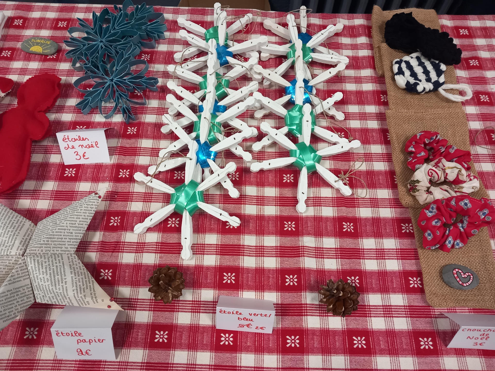 Marché de Noël éco-solidaire organisé par les secondes 5